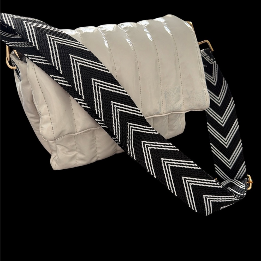 THINK ROLYN white purse crossbody